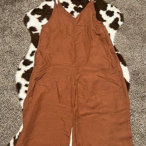 Elan rust jumpsuit